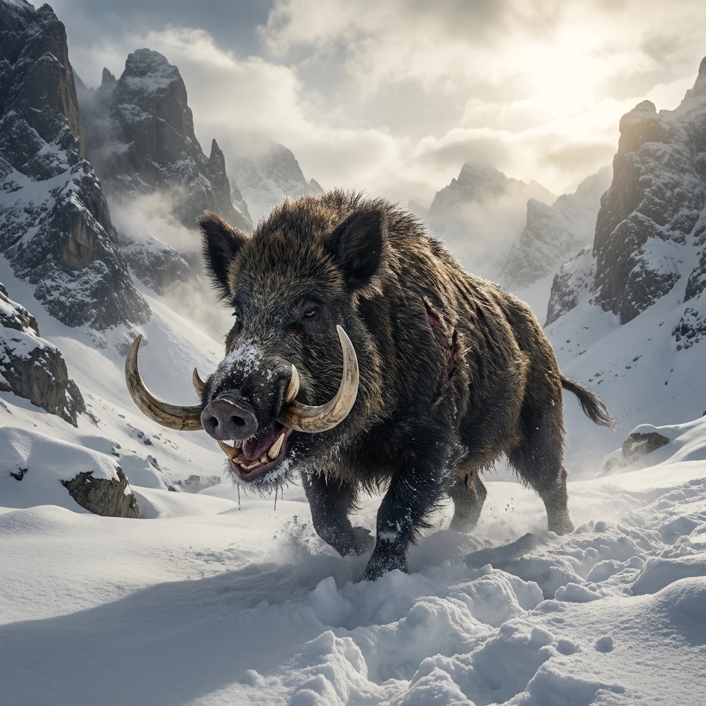 エリュマントスの猪